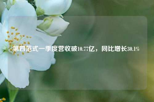 第四范式一季度营收破10.77亿，同比增长30.1%  第1张